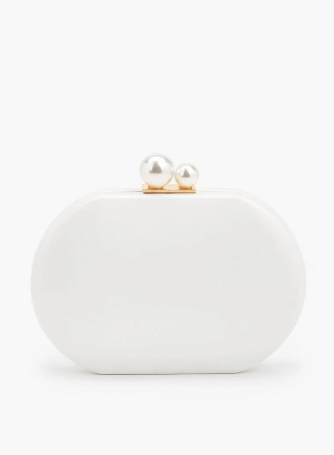 Flora Bella By Shoexpress Pearl Clutch With Detachable Shoulder Chain Ramadan Collection